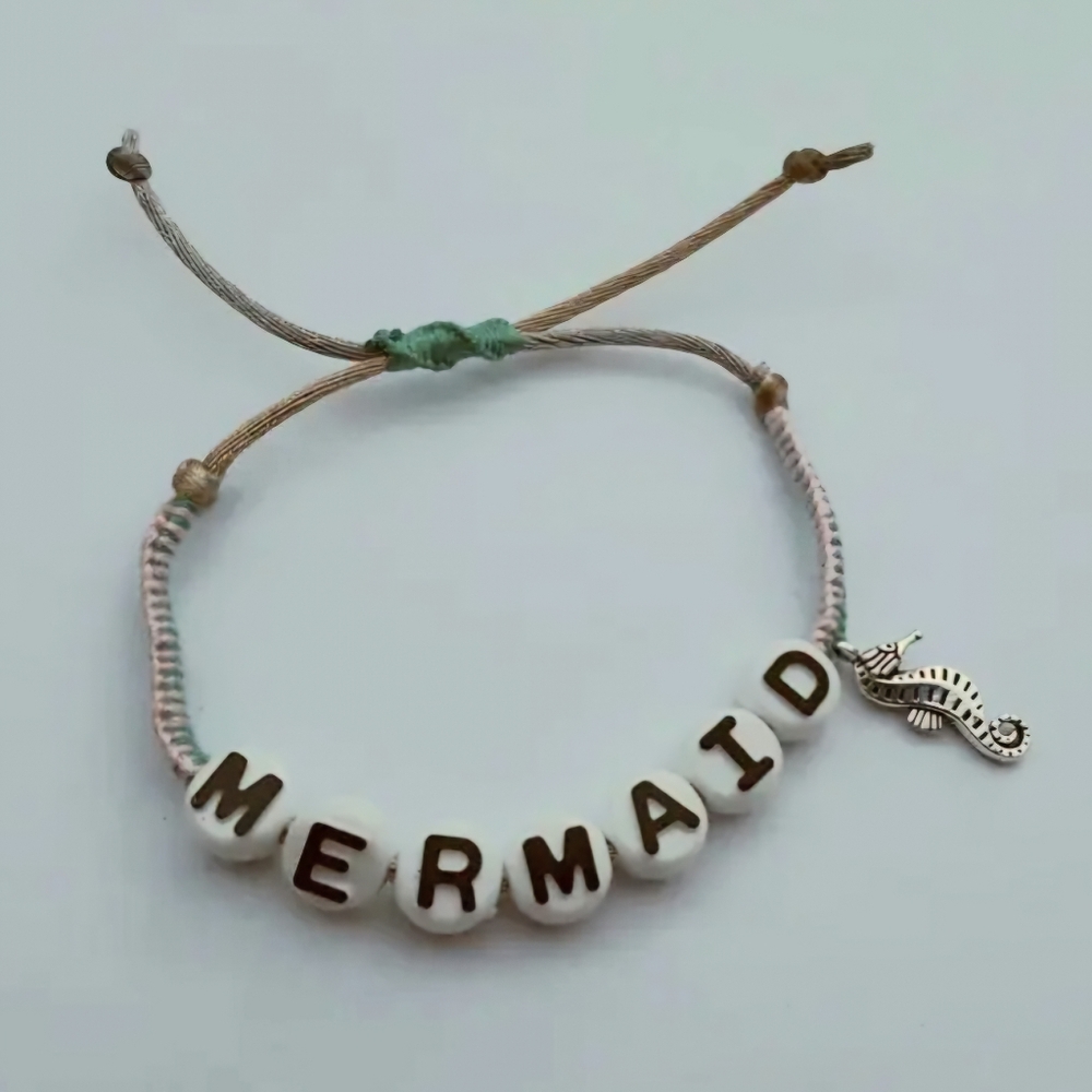 Cute Mermaid String Bracelet - Handmade Friendship Bracelet